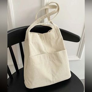 SOLD Corduroy Tote Bag